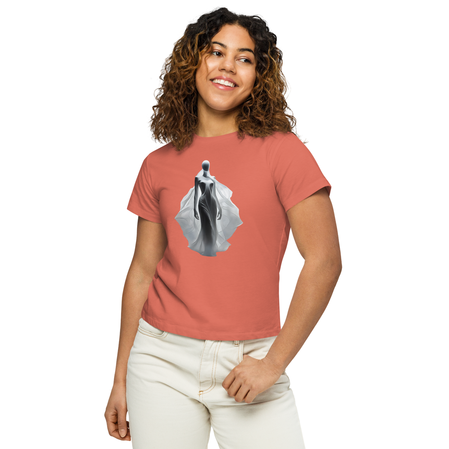Women’s high-waisted t-shirt