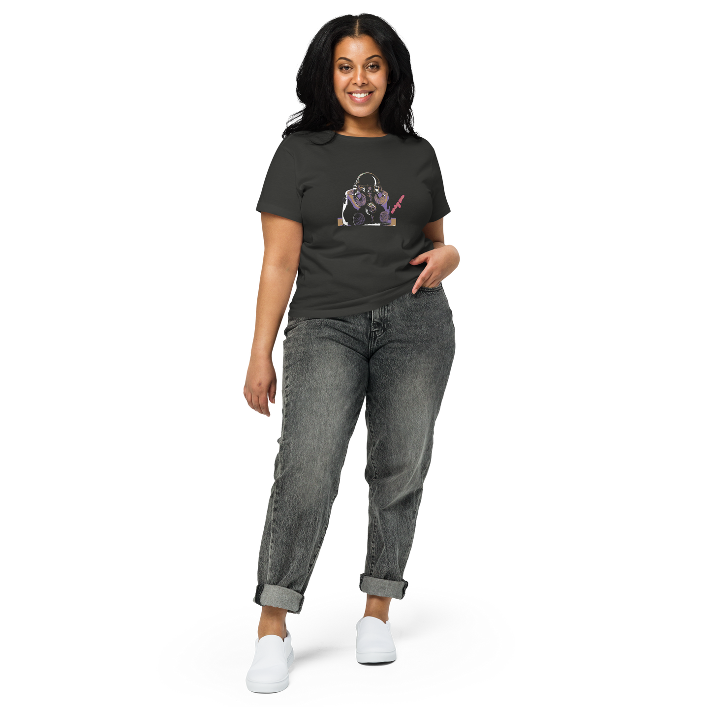 Women’s high-waisted t-shirt