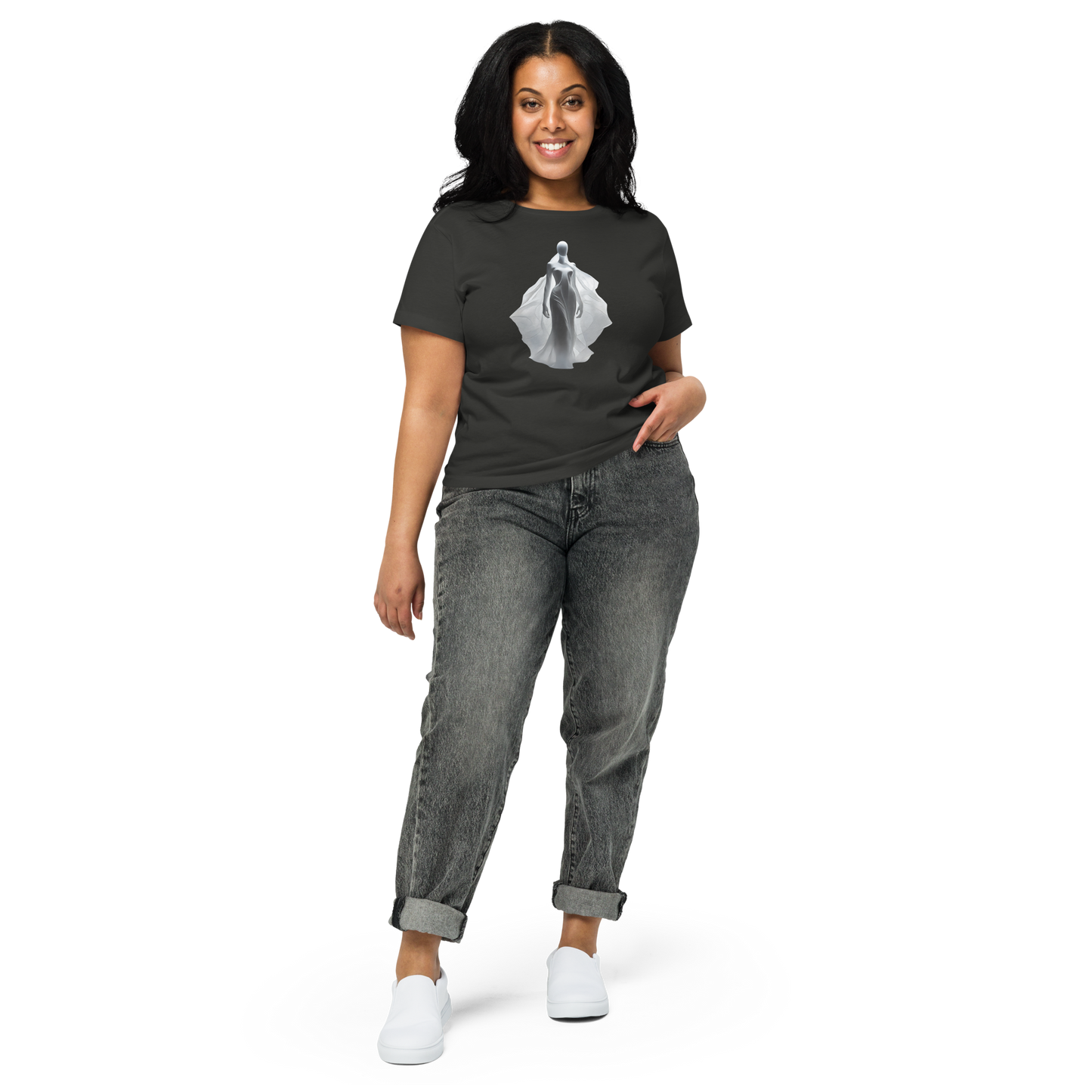 Women’s high-waisted t-shirt