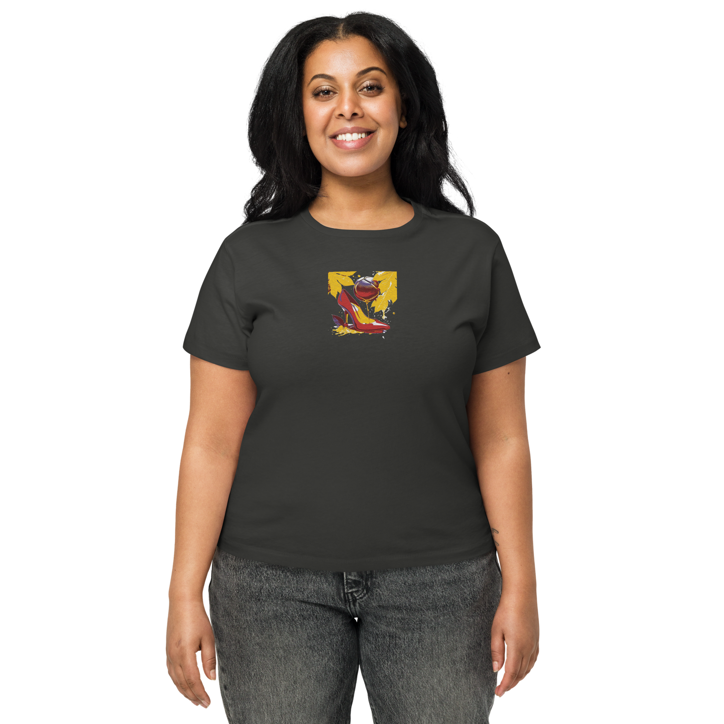 Women’s high-waisted t-shirt