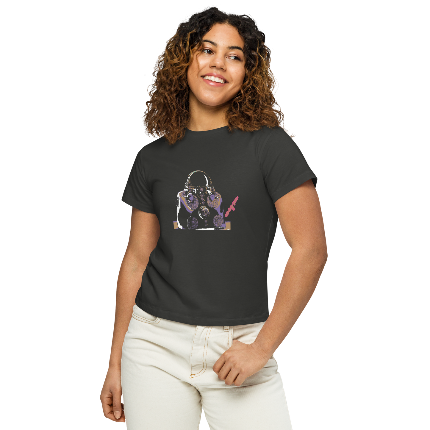 Women’s high-waisted t-shirt