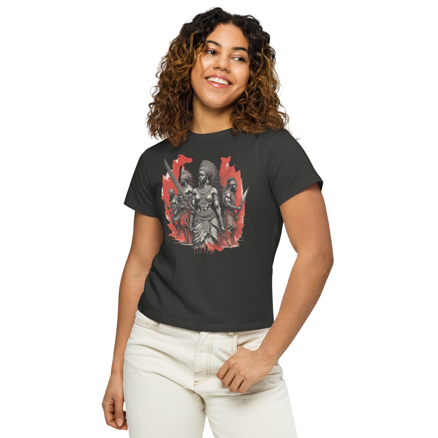 Women’s high-waisted t-shirt