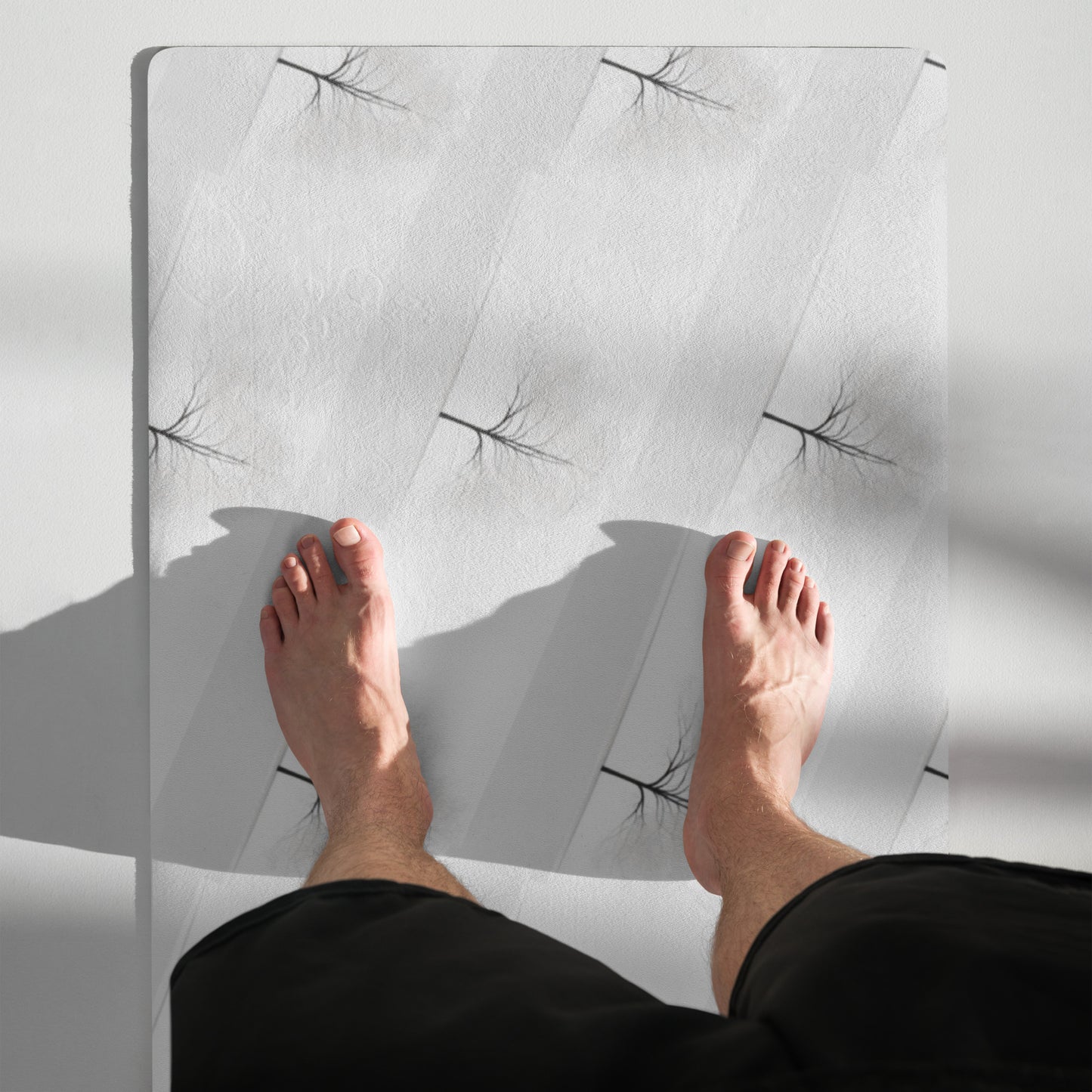 Elevate your yoga experience with our yoga mat, where style meets functionality to enrich your yoga practice sessions. Crafted with a durable rubber base and topped with luxurious microsuede top for optimal grip and support. The anti-slip rubber bottom ensures stability during exercises, meditation and yoga practices.