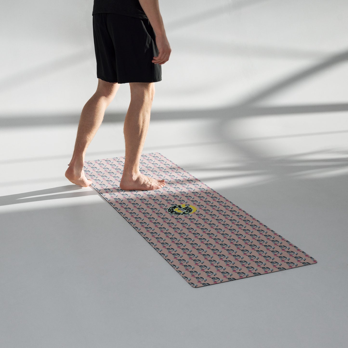 Elevate your yoga experience with our yoga mat, where style meets functionality to enrich your yoga practice sessions. Crafted with a durable rubber base and topped with luxurious microsuede top for optimal grip and support. The anti-slip rubber bottom ensures stability during exercises, meditation and yoga practices.