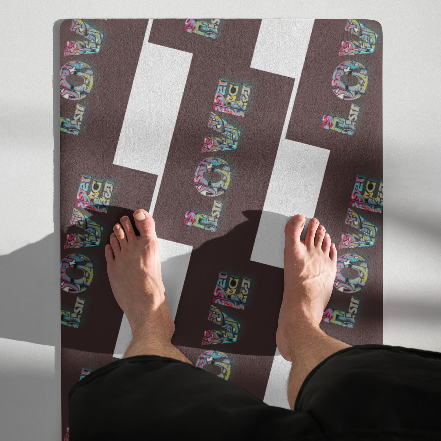 Elevate your yoga experience with our yoga mat, where style meets functionality to enrich your yoga practice sessions. Crafted with a durable rubber base and topped with luxurious microsuede top for optimal grip and support. The anti-slip rubber bottom ensures stability during exercises, meditation and yoga practices.