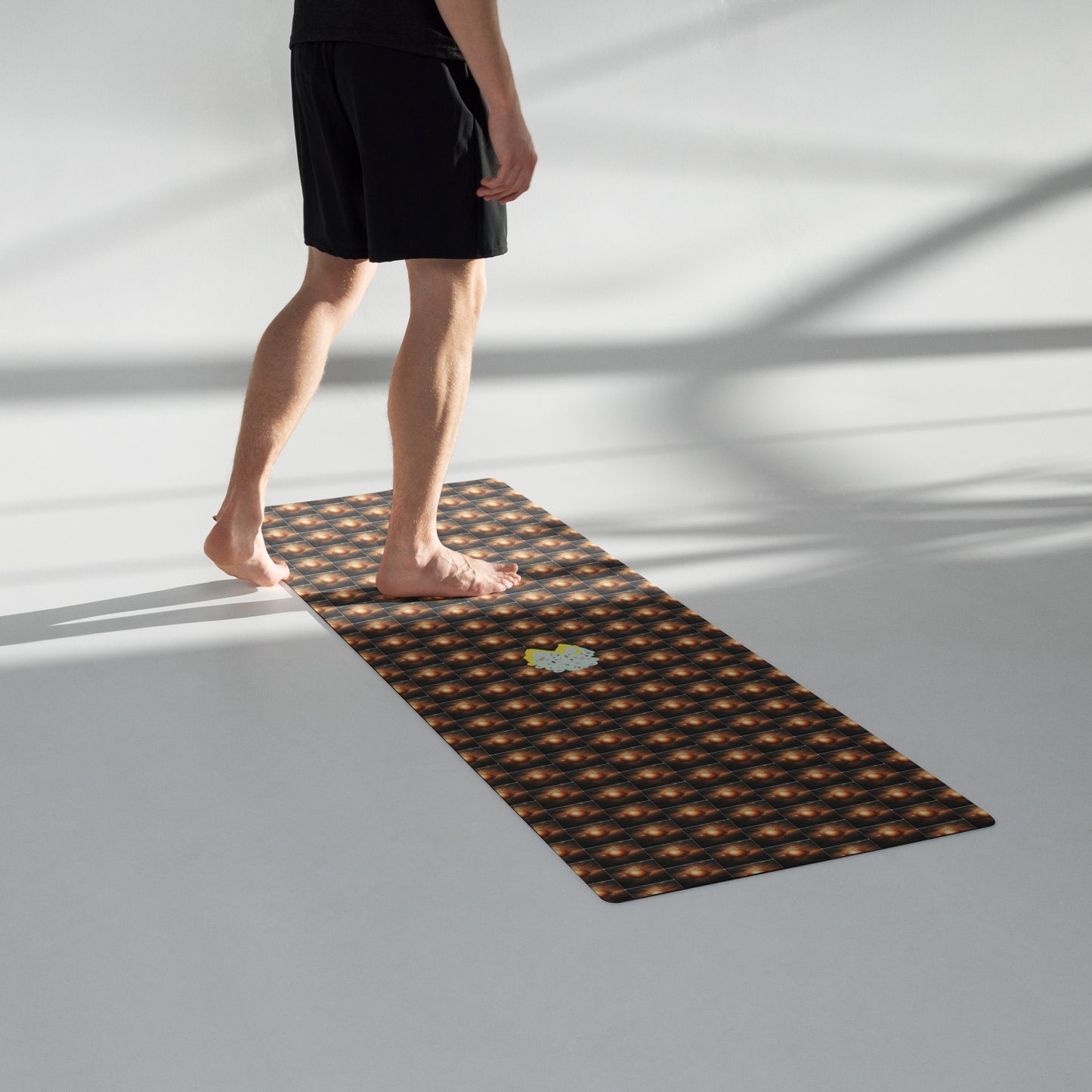 Elevate your yoga experience with our yoga mat, where style meets functionality to enrich your yoga practice sessions. Crafted with a durable rubber base and topped with luxurious microsuede top for optimal grip and support. The anti-slip rubber bottom ensures stability during exercises, meditation and yoga practices.