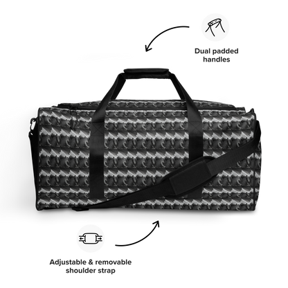 No matter where your adventures take you, beats.cali duffle bag ensures stability with T-piping, providing peace of mind as you navigate through bustling airports or busy city streets. Plus, with a mesh side pocket, accessing must-have items has never been more convenient. Elevate your travel experience with our Art-Inspired Duffle Bag—a perfect blend of durability, style, and functionality that's ready to accompany you on every journey.