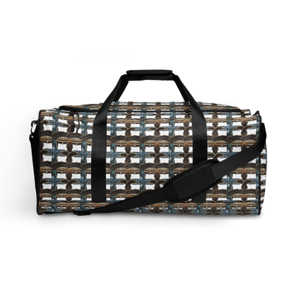 No matter where your adventures take you, our duffle bag ensures stability with T-piping, providing peace of mind as you navigate through bustling airports or busy city streets. Plus, with a mesh side pocket, accessing must-have items has never been more convenient. Elevate your travel experience with our Art-Inspired Duffle Bag—a perfect blend of durability, style, and functionality that's ready to accompany you on every journey.