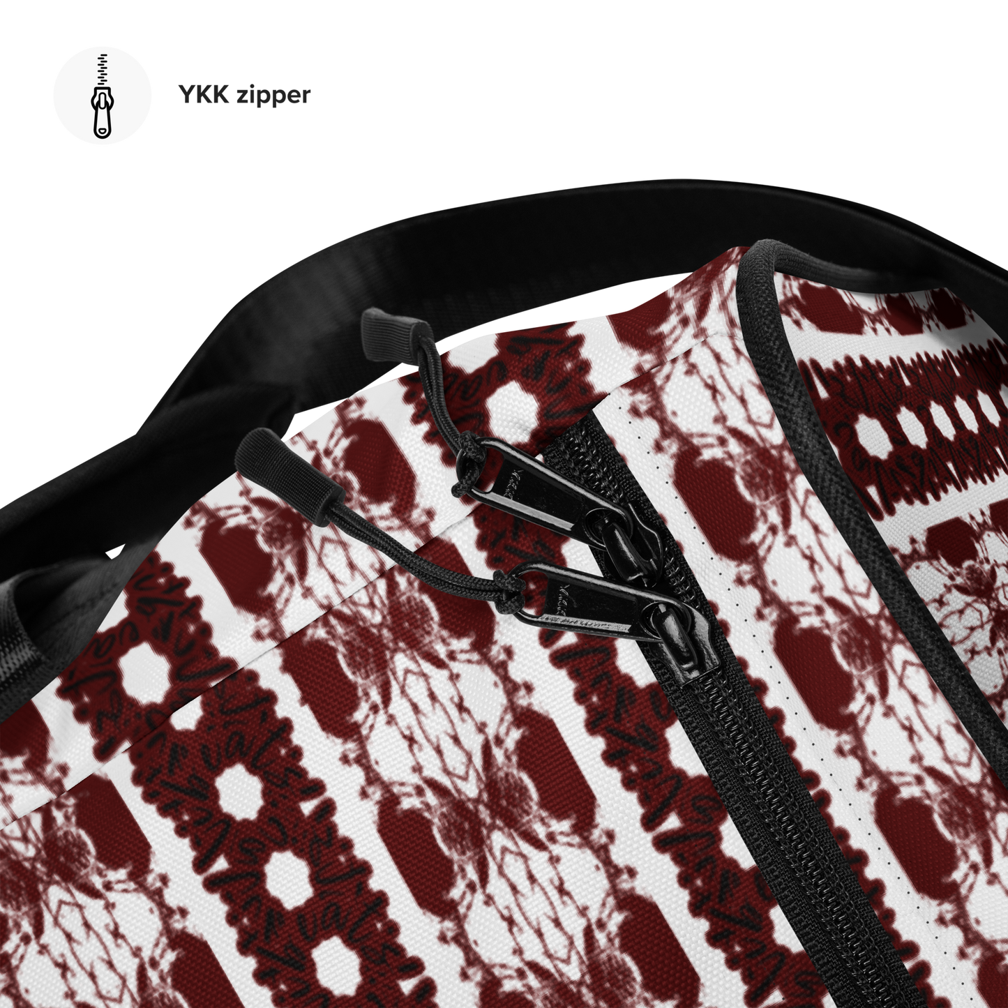 BEATS.CALI duffle bag is built to last. Its robust construction, featuring 100% polyester with black interlining, ensures it can handle the demands of your busiest days. With a generous interior space measuring 22" x 11.5" x 11.5", staying organized has never been easier. Utilize the multiple pockets, including a secure zipper pocket, to keep your essentials within reach.&nbsp; our duffle bag ensures stability with T-piping, providing peace of mind as you navigate daily.