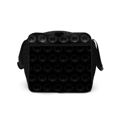 BEATS.CALI duffle bag is built to last. Its robust construction, featuring 100% polyester with black interlining, ensures it can handle the demands of your busiest days. With a generous interior space measuring 22" x 11.5" x 11.5", staying organized has never been easier. Utilize the multiple pockets, including a secure zipper pocket, to keep your essentials within reach.&nbsp; our duffle bag ensures stability with T-piping, providing peace of mind as you navigate daily.