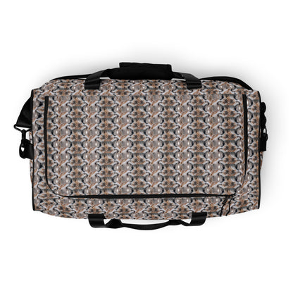 BEATS.CALI duffle bag is built to last. Its robust construction, featuring 100% polyester with black interlining, ensures it can handle the demands of your busiest days. With a generous interior space measuring 22" x 11.5" x 11.5", staying organized has never been easier. Utilize the multiple pockets, including a secure zipper pocket, to keep your essentials within reach.&nbsp; our duffle bag ensures stability with T-piping, providing peace of mind as you navigate daily.