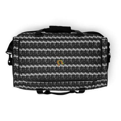 No matter where your adventures take you, beats.cali duffle bag ensures stability with T-piping, providing peace of mind as you navigate through bustling airports or busy city streets. Plus, with a mesh side pocket, accessing must-have items has never been more convenient. Elevate your travel experience with our Art-Inspired Duffle Bag—a perfect blend of durability, style, and functionality that's ready to accompany you on every journey.