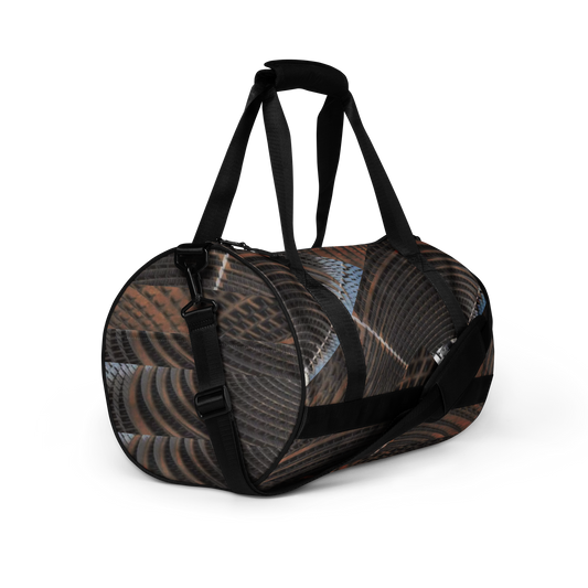 Crafted from durable 100% polyester and featuring sturdy, water-resistant fabric, this gym bag from beats.cali. combines fun with functionality. Perfect for stashing your workout essentials, it comes equipped with plenty of pockets to keep you organized. The fabric weight of 9.91 oz/yd² (336 g/m²) ensures durability.