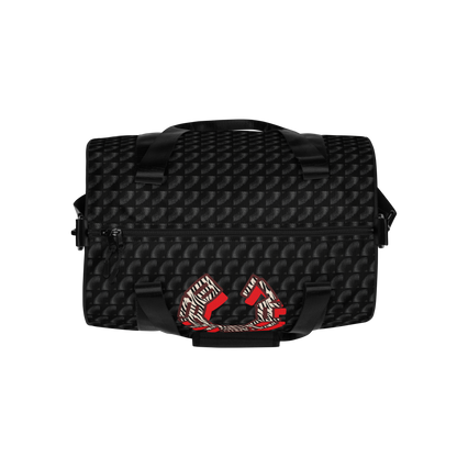Crafted from durable 100% polyester and featuring sturdy, water-resistant fabric, this gym bag from beats.cali. combines fun with functionality. Perfect for stashing your workout essentials, it comes equipped with plenty of pockets to keep you organized. The fabric weight of 9.91 oz/yd² (336 g/m²) ensures durability.