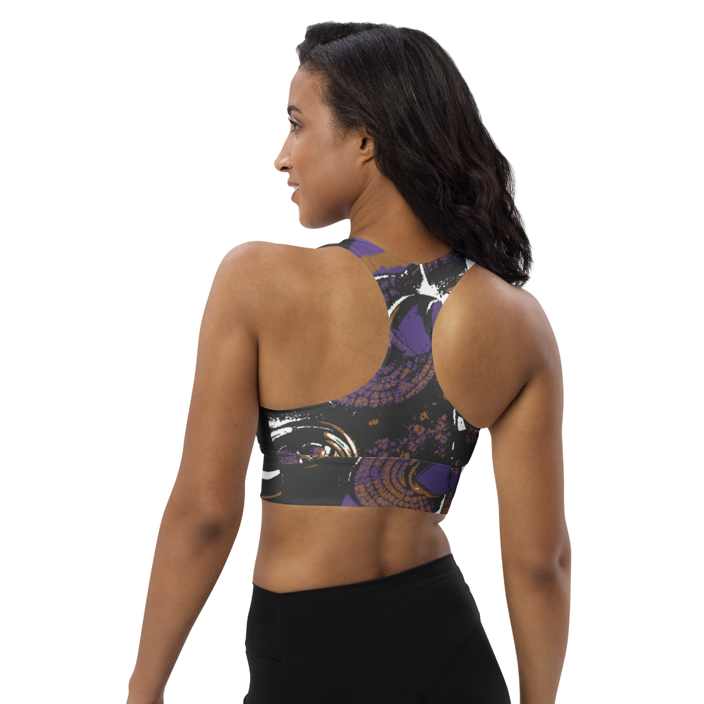 Longline sports bra