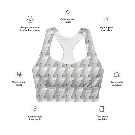 Longline sports bra
