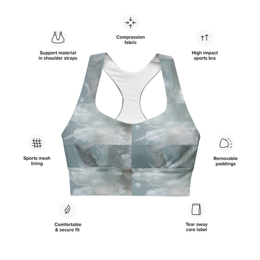 Longline sports bra