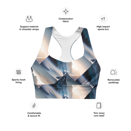 Longline sports bra
