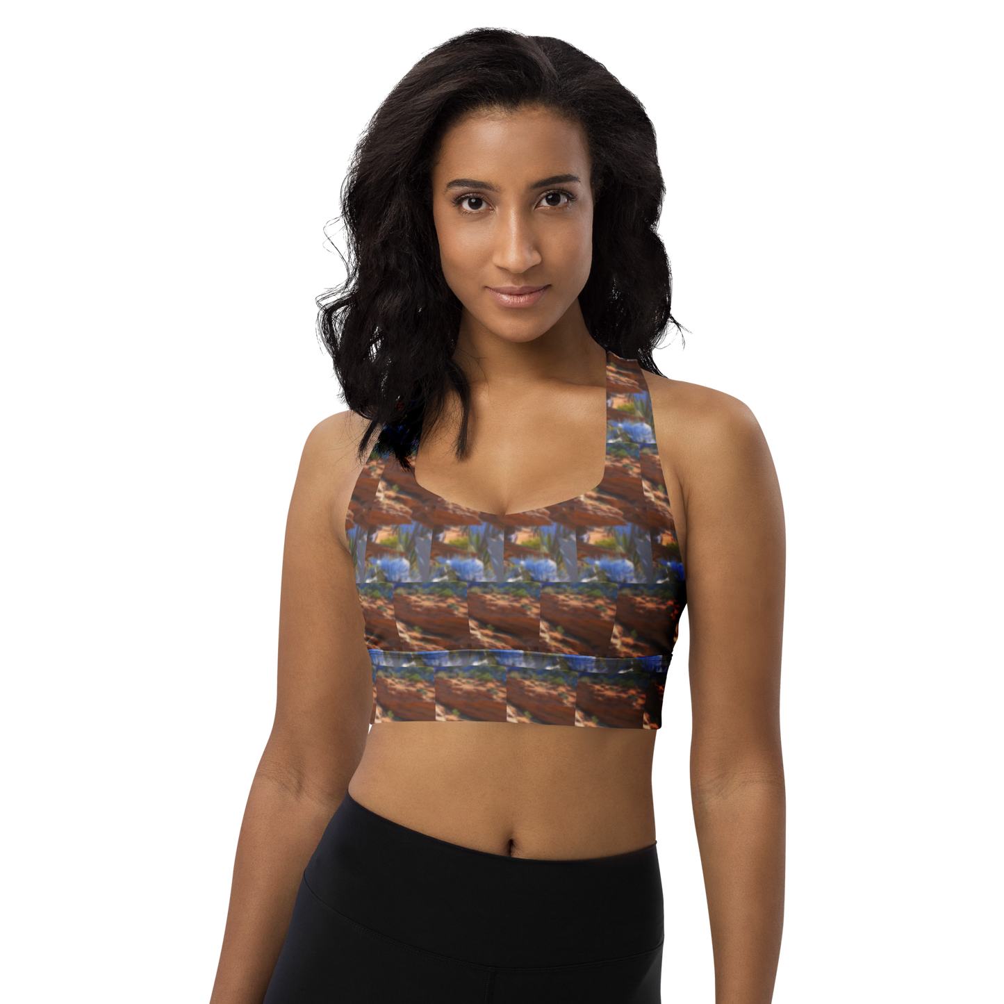 Longline sports bra