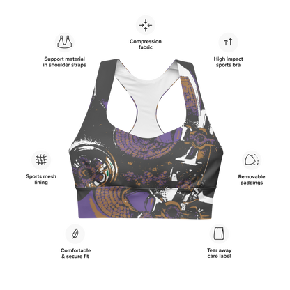 Longline sports bra