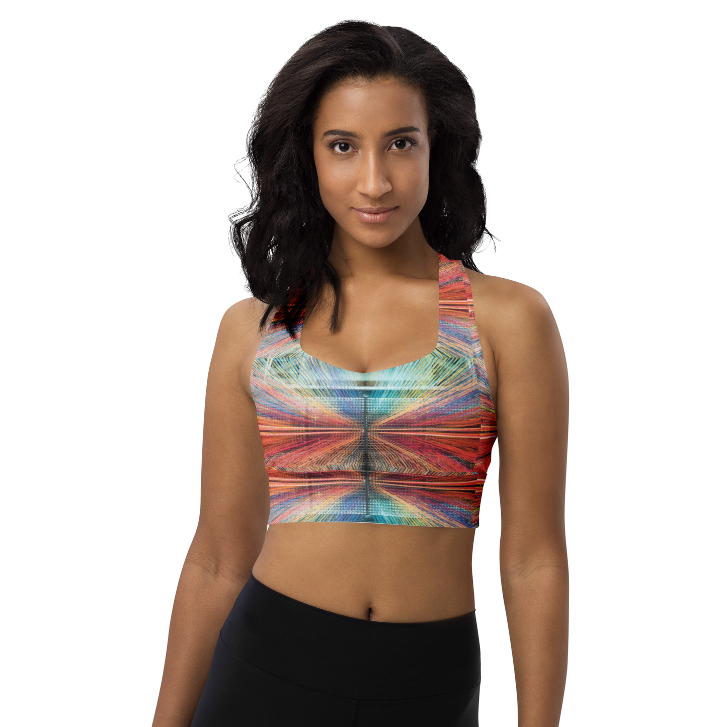 Longline sports bra