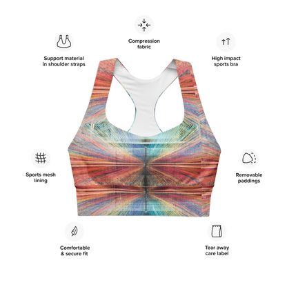 Longline sports bra