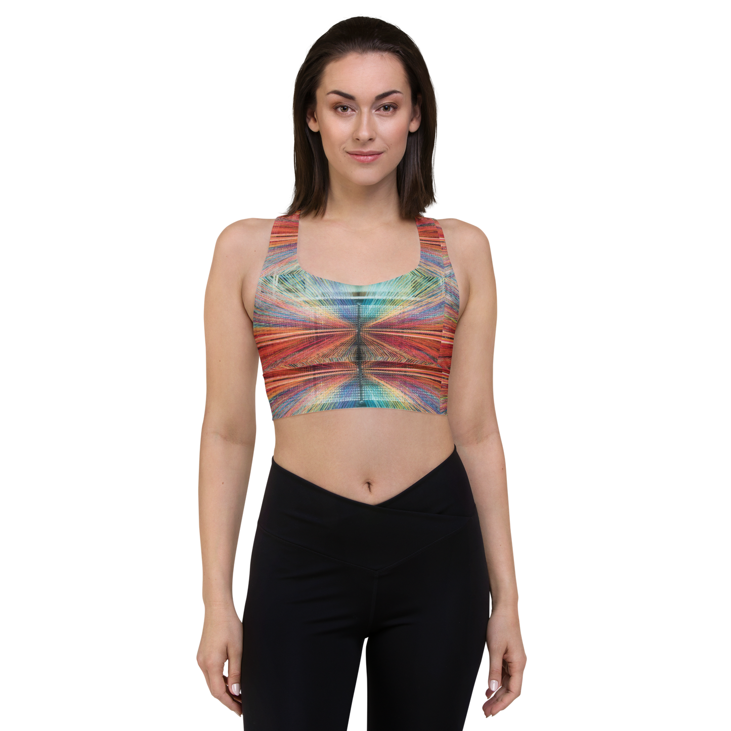 Longline sports bra
