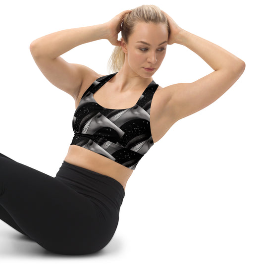 Longline sports bra