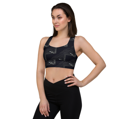 Longline sports bra