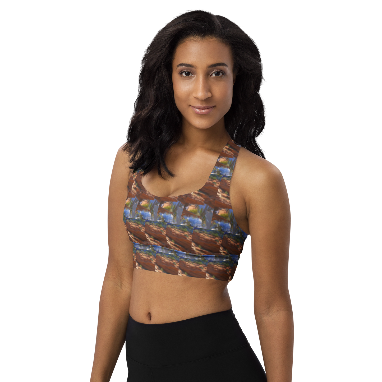 Longline sports bra