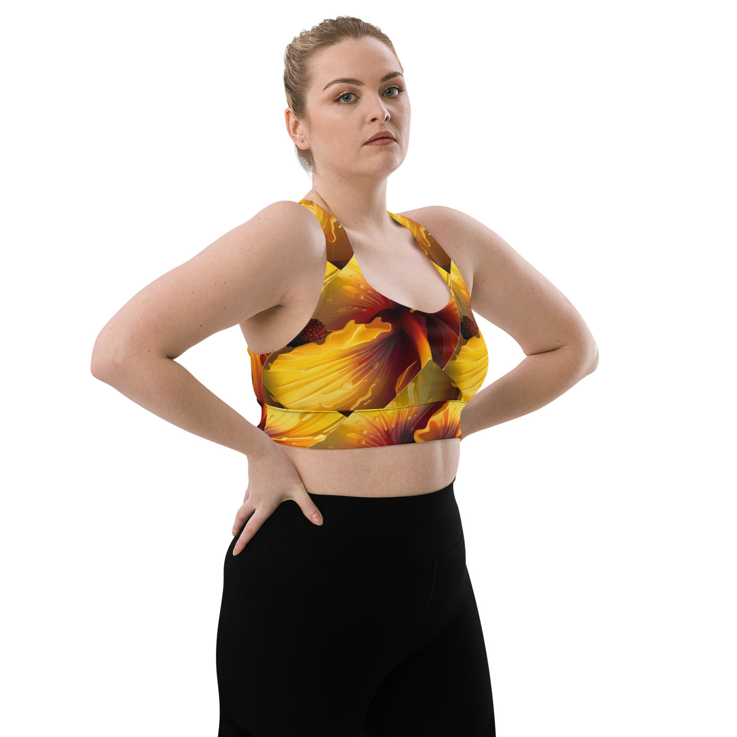 Longline sports bra