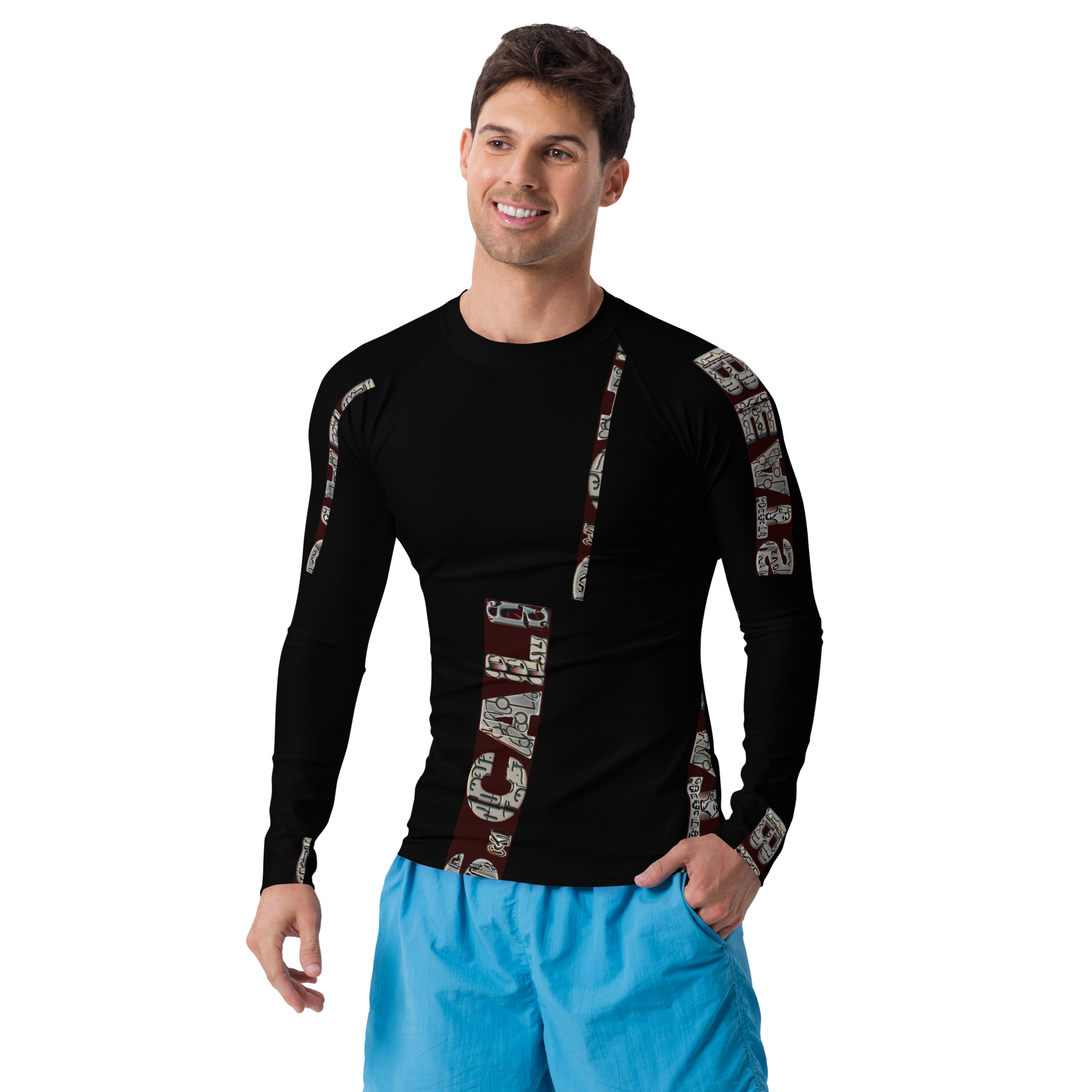 Constructed from 82% polyester and 18% spandex, this rash guard features a soft, four-way stretch fabric that contours perfectly to your body, thus providing unmatched comfort during all activities. Engage confidently; with your skin safeguarded against damaging UV rays, its UPF 50+ protection ensures that ultimate protection. With flat ergonomic seams and cover stitching, beats.cali’s rash guards are built for endurance, letting you concentrate on your performance without concern for wear and tear. 