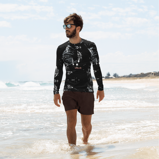 Constructed from 82% polyester and 18% spandex, this rash guard features a soft, four-way stretch fabric that contours perfectly to your body, thus providing unmatched comfort during all activities. Engage confidently; with your skin safeguarded against damaging UV rays, its UPF 50+ protection ensures that ultimate protection. With flat ergonomic seams and cover stitching, beats.cali’s rash guards are built for endurance, letting you concentrate on your performance without concern for wear and tear. 
