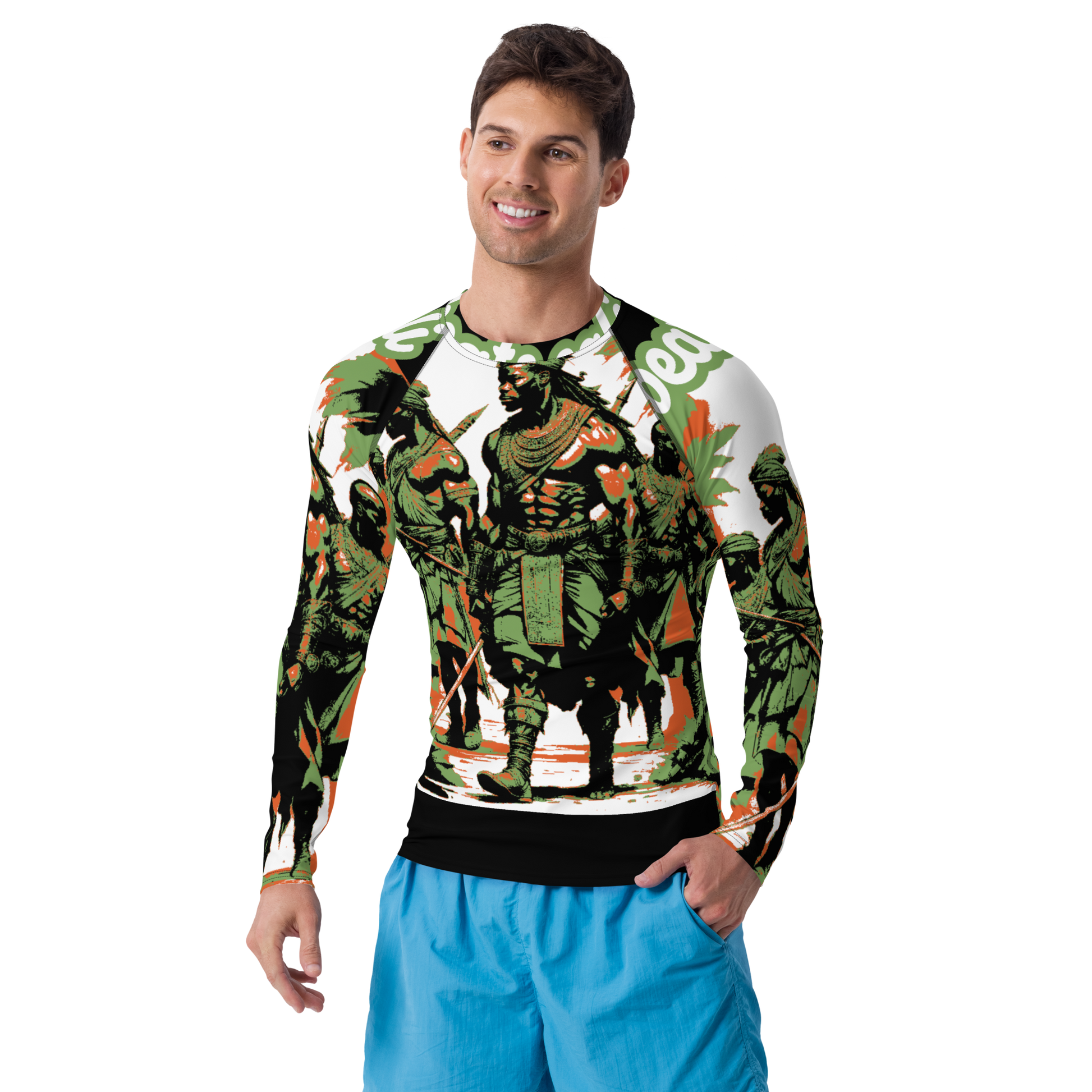 Constructed from 82% polyester and 18% spandex, this rash guard features a soft, four-way stretch fabric that contours perfectly to your body, thus providing unmatched comfort during all activities. Engage confidently; with your skin safeguarded against damaging UV rays, its UPF 50+ protection ensures that ultimate protection. With flat ergonomic seams and cover stitching, beats.cali’s rash guards are built for endurance, letting you concentrate on your performance without concern for wear and tear. 