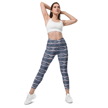 Crossover leggings with pockets