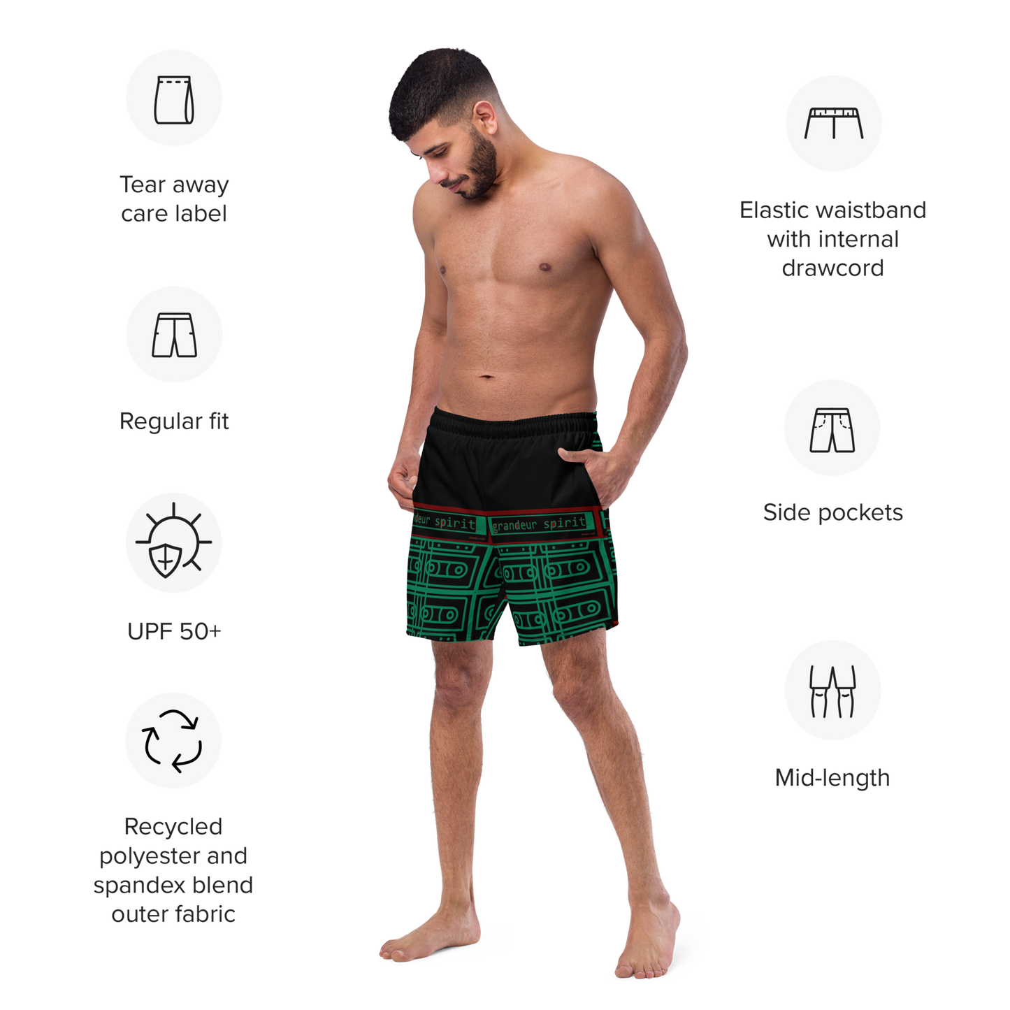 Men's swim trunks