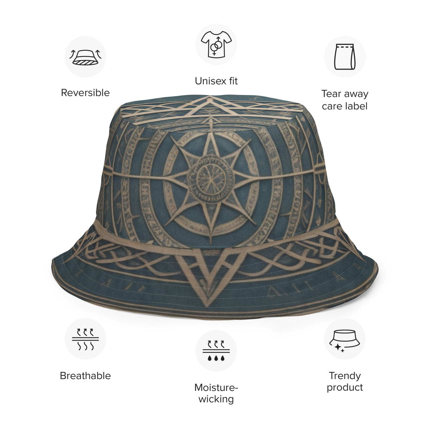 #ARTsDaily Reversible bucket hat