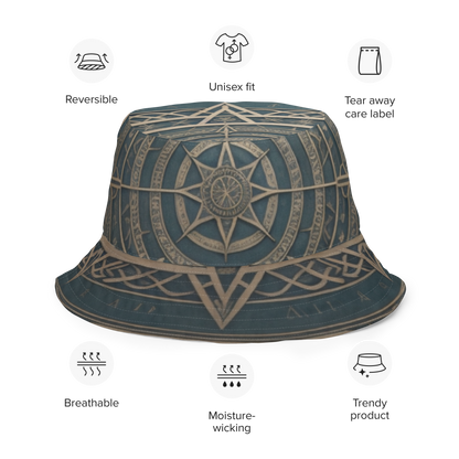 #ARTsDaily Reversible bucket hat