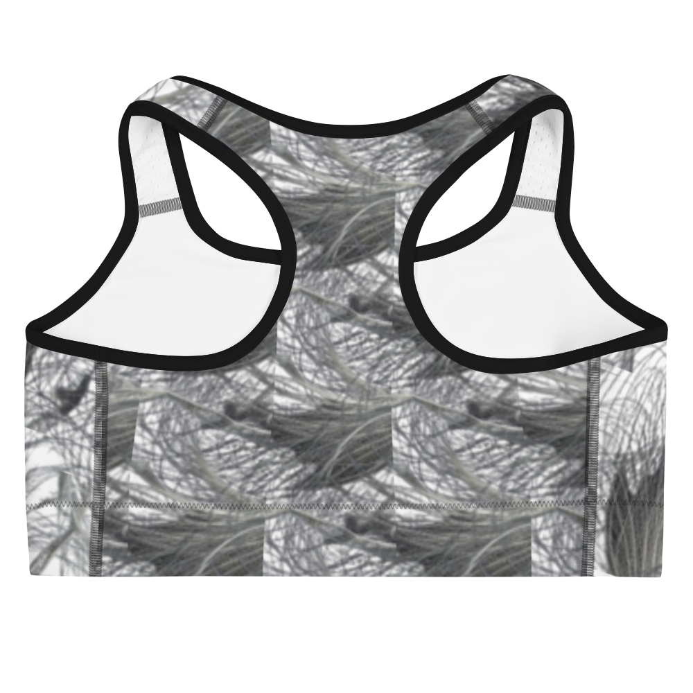  Crafted with precision from compression fabric and sports mesh lining, this sports bra delivers unmatched support for high-impact activities. With its double-layered front and reinforced shoulder straps, it offers stability and comfort, empowering you to tackle any workout challenge with confidence. But what truly sets it apart is beats.cali's distinctive artistic flair, transforming this bra into a fashion statement that transcends the gym.