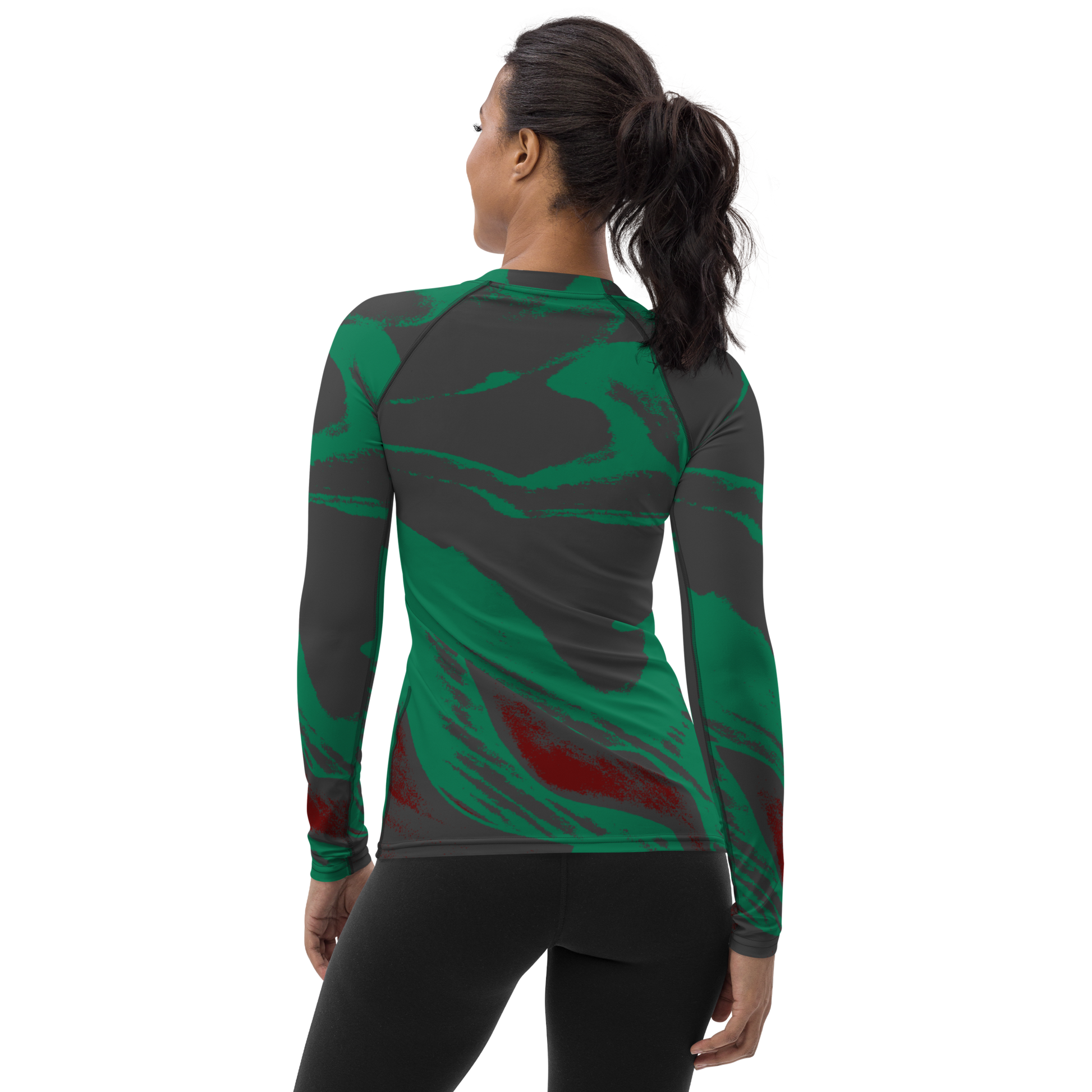 Experience the perfect fusion of artistry, functionality, and durability with our beats.cali-inspired rash guard. Meticulous construction, with reinforced seams and cover stitching, guarantees lasting quality to meet the challenges of your active life. The tailored design, with smooth ergonomic seams and an extended torso, provides comfort and coverage, focusing your mind on the sport. Featuring beats.cali's unique art-inspired design, this rash guard adds a personal touch to your athletic wardrobe. 