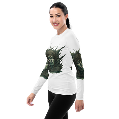 Experience the perfect fusion of artistry, functionality, and durability with our beats.cali-inspired rash guard. Meticulous construction, with reinforced seams and cover stitching, guarantees lasting quality to meet the challenges of your active life. The tailored design, with smooth ergonomic seams and an extended torso, provides comfort and coverage, focusing your mind on the sport. Featuring beats.cali's unique art-inspired design, this rash guard adds a personal touch to your athletic wardrobe. 