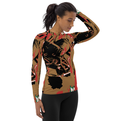 Constructed from 82% polyester ,18% spandex, this rash guard features a soft, four-way stretch fabric that contours perfectly to your body. Engage confidently; with your skin safeguarded against damaging UV rays, its UPF 50+ protection ensures that ultimate protection. beats.cali’s rash guards are built for endurance