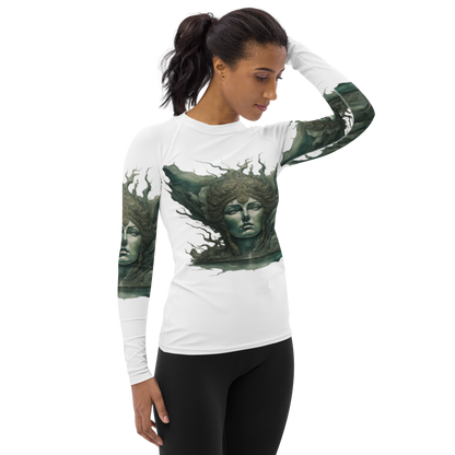 Experience the perfect fusion of artistry, functionality, and durability with our beats.cali-inspired rash guard. Meticulous construction, with reinforced seams and cover stitching, guarantees lasting quality to meet the challenges of your active life. The tailored design, with smooth ergonomic seams and an extended torso, provides comfort and coverage, focusing your mind on the sport. Featuring beats.cali's unique art-inspired design, this rash guard adds a personal touch to your athletic wardrobe. 