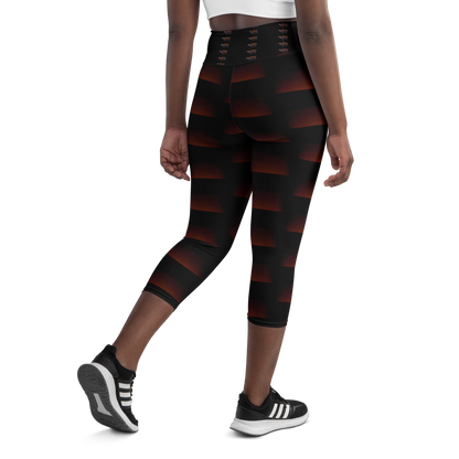 Art meets activewear!  These yoga leggings are super soft, stretchy, and ultra-comfortable. Each pair crafted for both yoga sessions and everyday style, is precision-cut and hand-sewn after printing, offering a four-way stretch for optimal flexibility whilst the raised waistband ensures a secure fit and the smooth microfiber yarn of the blend of premium polyester and spandex adds to its comfort. All in all; just quality craftsmanship!