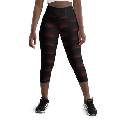 Art meets activewear!  These yoga leggings are super soft, stretchy, and ultra-comfortable. Each pair crafted for both yoga sessions and everyday style, is precision-cut and hand-sewn after printing, offering a four-way stretch for optimal flexibility whilst the raised waistband ensures a secure fit and the smooth microfiber yarn of the blend of premium polyester and spandex adds to its comfort. All in all; just quality craftsmanship!
