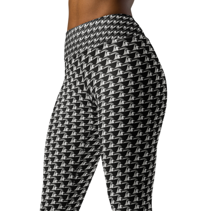 Art meets activewear!  These yoga leggings are super soft, stretchy, and ultra-comfortable. Each pair crafted for both yoga sessions and everyday style, is precision-cut and hand-sewn after printing, offering a four-way stretch for optimal flexibility whilst the raised waistband ensures a secure fit and the smooth microfiber yarn of the blend of premium polyester and spandex adds to its comfort. All in all; just quality craftsmanship! 