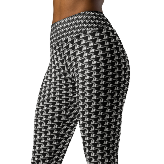 Art meets activewear!  These yoga leggings are super soft, stretchy, and ultra-comfortable. Each pair crafted for both yoga sessions and everyday style, is precision-cut and hand-sewn after printing, offering a four-way stretch for optimal flexibility whilst the raised waistband ensures a secure fit and the smooth microfiber yarn of the blend of premium polyester and spandex adds to its comfort. All in all; just quality craftsmanship! 