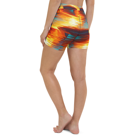 Made from a blend of 82% polyester and 18% spandex, these yoga shorts boast a soft microfiber yarn that offers a luxurious feel against your skin, ensuring maximum comfort. Engineered with a triangle-shaped gusset crotch and flat seam cover stitch, beats.cali yoga shorts offer optimal flexibility and durability. beats.cali yoga shorts represent the ideal mix of affordability and quality, providing a stylish, functional, and exclusive choice without sacrificing comfort or performance.