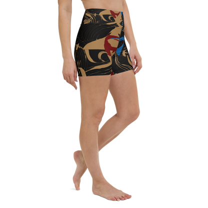 Made from a blend of 82% polyester and 18% spandex, these yoga shorts boast a soft microfiber yarn that offers a luxurious feel against your skin, ensuring maximum comfort. Engineered with a triangle-shaped gusset crotch and flat seam cover stitch, beats.cali yoga shorts offer optimal flexibility and durability. beats.cali yoga shorts represent the ideal mix of affordability and quality, providing a stylish, functional, and exclusive choice without sacrificing comfort or performance.