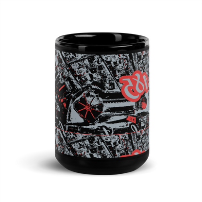 Black Glossy Mug